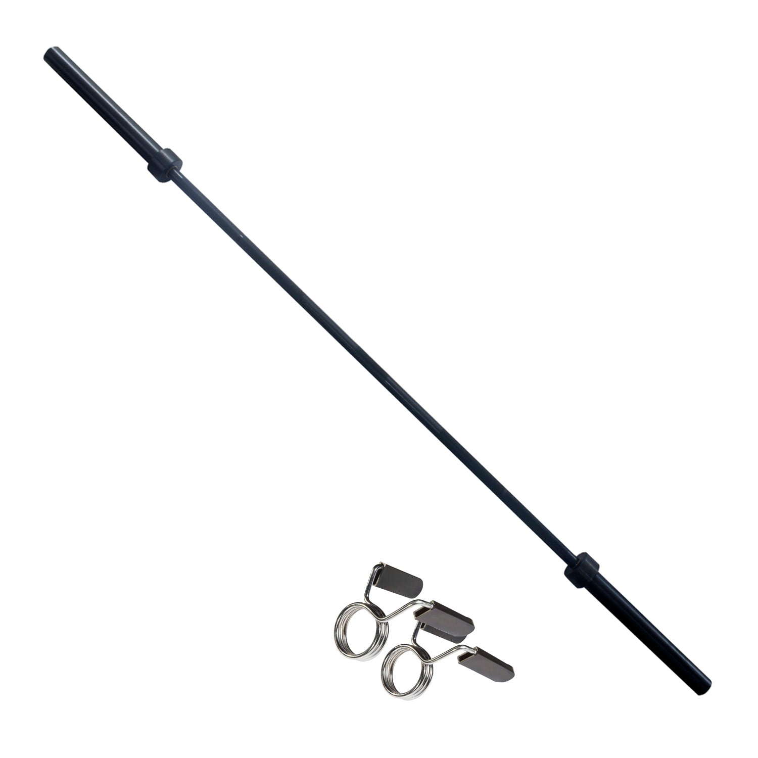 Barra Olímpica con bujes 45 lb negro (20.4 kg)